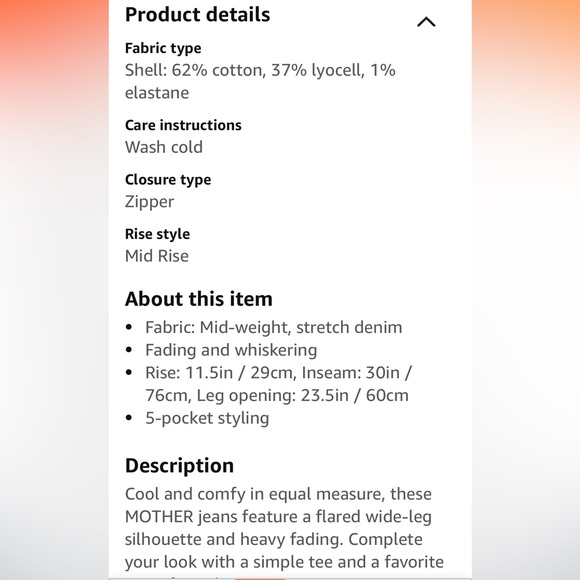 Mother The Tomcat Roller Jeans ‘Other Moods’ wash - Picture 7 of 14